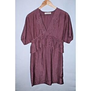 Stella McCartney Women's Size 40 Silk Short Sleeve Dress